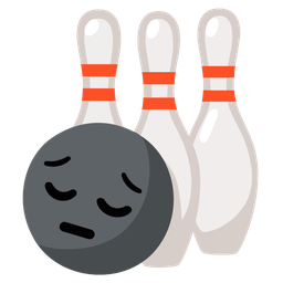 Bowling and Pensive face