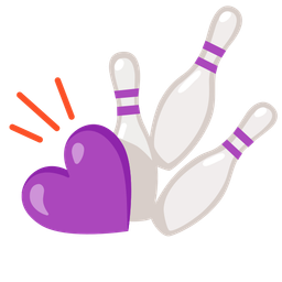 bowling and purple heart