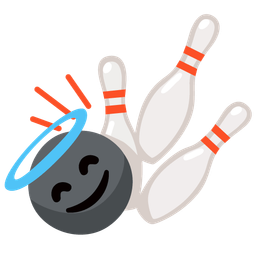 Bowling and Smiling face with halo