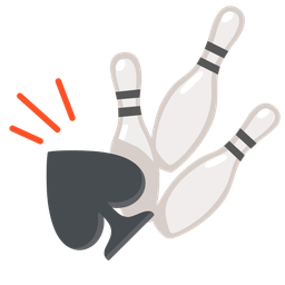 bowling and spade suit