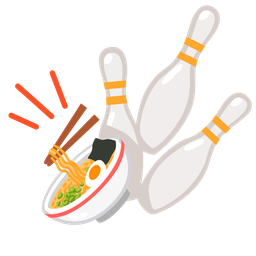 bowling and steaming bowl