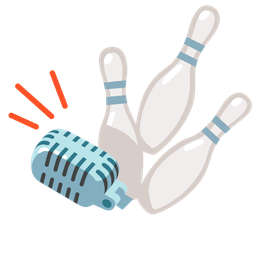 bowling and studio microphone