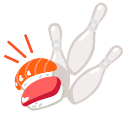 bowling and sushi