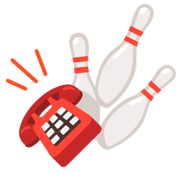 bowling and telephone