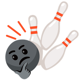 bowling and thinking face