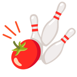 bowling and tomato