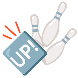 bowling and UP! button
