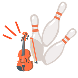 bowling and violin
