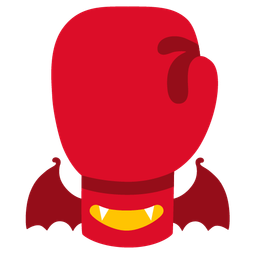 boxing glove and bat