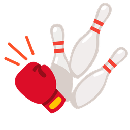 boxing glove and bowling