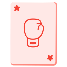 boxing glove and joker