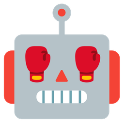 boxing glove and robot