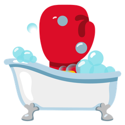 boxing glove and soap