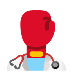 boxing glove and stethoscope