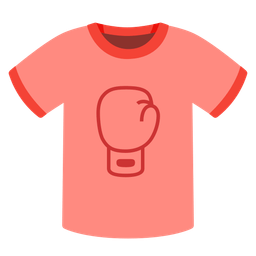 boxing glove and t-shirt