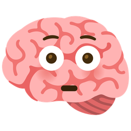 brain and flushed face