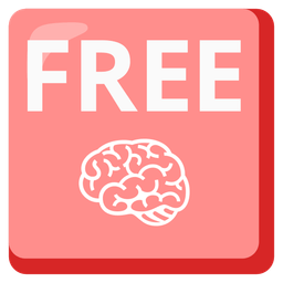brain and FREE button