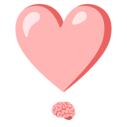 brain and heart exclamation