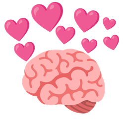 brain and heart with arrow