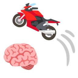 brain and motorcycle