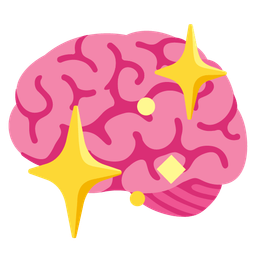 brain and sparkling heart