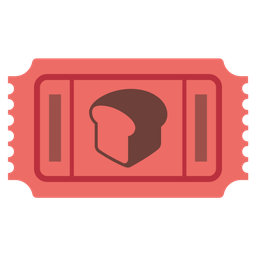 bread and admission tickets