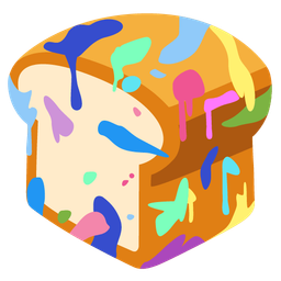 bread and artist palette