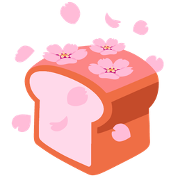 bread and cherry blossom