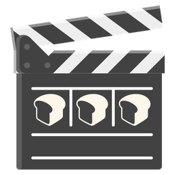 bread and clapper board