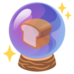 bread and crystal ball