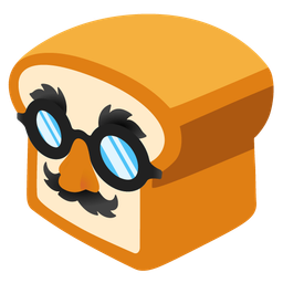 bread and disguised face