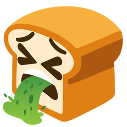 bread and face vomiting