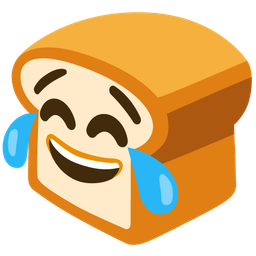 Bread and Face with tears of joy