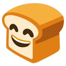 Bread and Grinning face with smiling eyes
