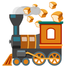 bread and locomotive