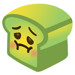 bread and nauseated face