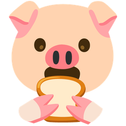 bread and pig face