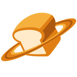 bread and ringed planet