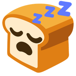 bread and sleeping face