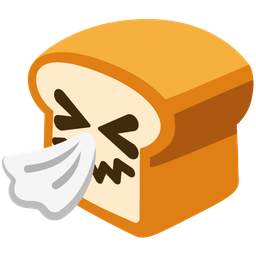 bread and sneezing face