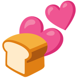 bread and two hearts