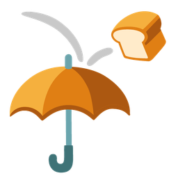 bread and umbrella