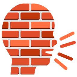 Brick and Bust in silhouette