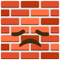 Brick and Disappointed face