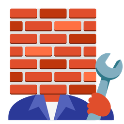 Brick and Hammer and wrench