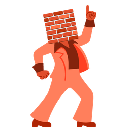 Brick and Mirror ball