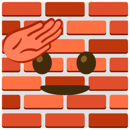 Brick and Saluting face