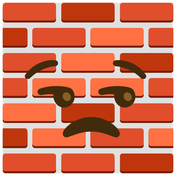 Brick and Unamused face