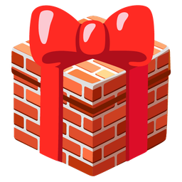 Brick and Wrapped gift
