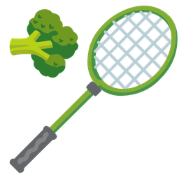 broccoli and badminton